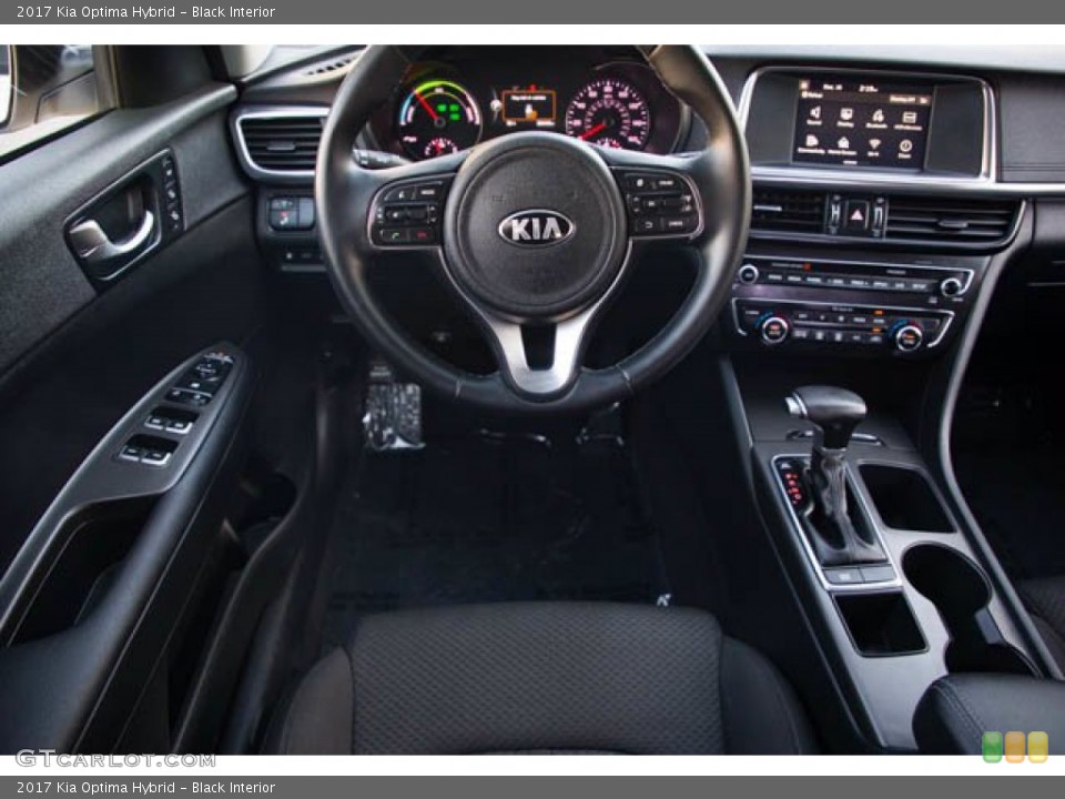 Black Interior Dashboard for the 2017 Kia Optima Hybrid #140535961