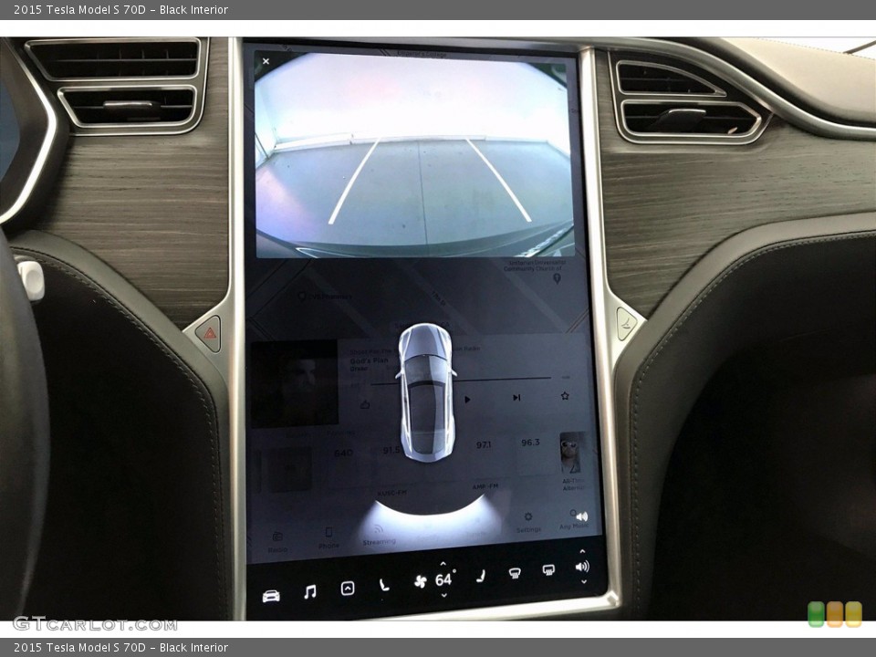 Black Interior Controls for the 2015 Tesla Model S 70D #140536708