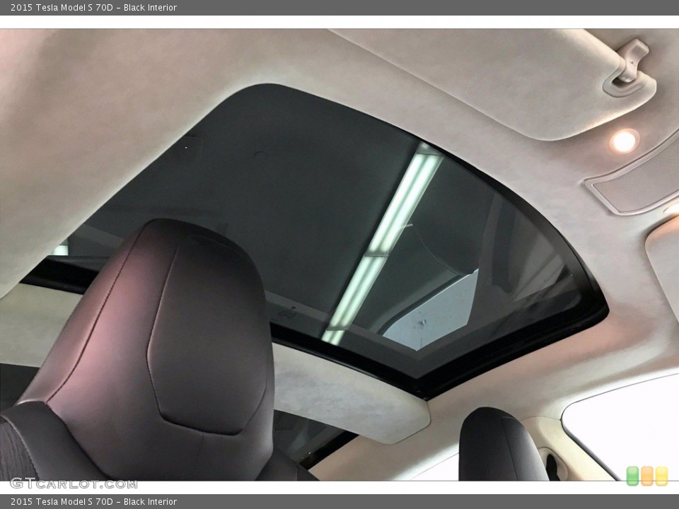 Black Interior Sunroof for the 2015 Tesla Model S 70D #140536726
