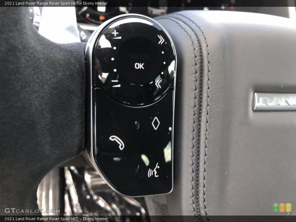 Ebony Interior Steering Wheel for the 2021 Land Rover Range Rover Sport HST #140538759