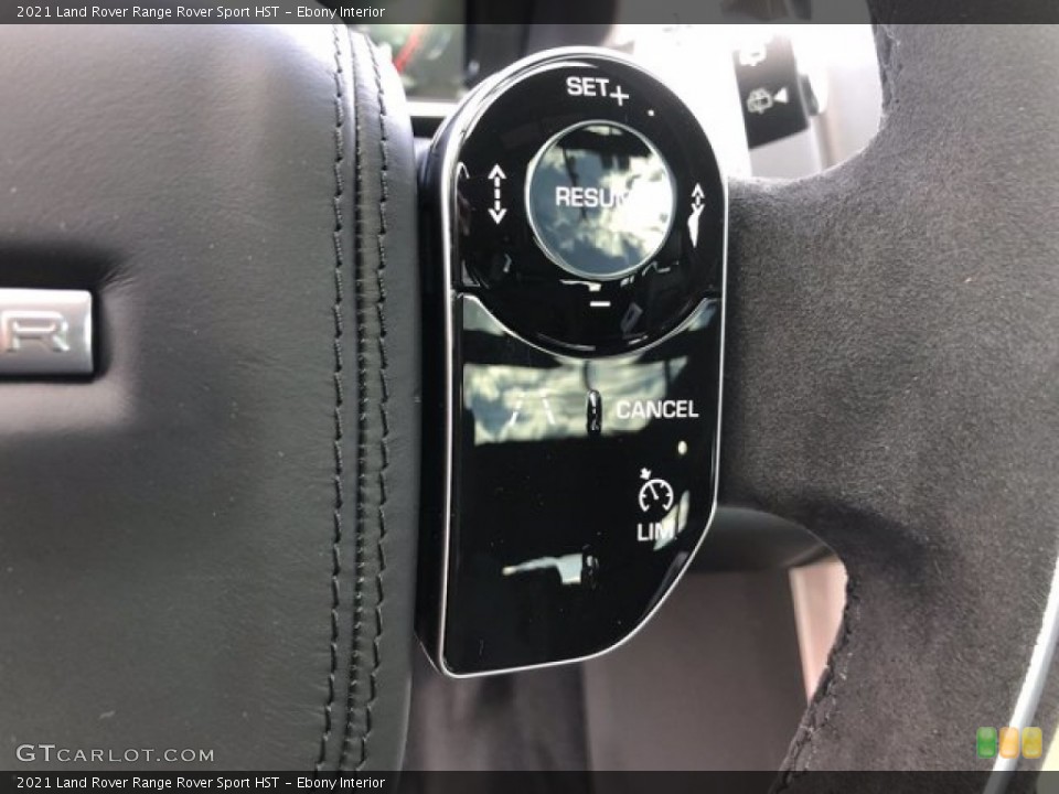 Ebony Interior Steering Wheel for the 2021 Land Rover Range Rover Sport HST #140538786