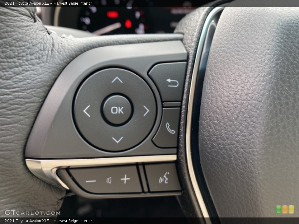 Harvest Beige Interior Steering Wheel for the 2021 Toyota Avalon XLE #140539359