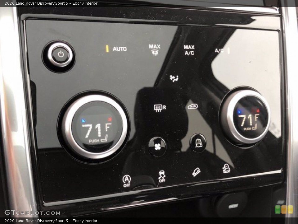 Ebony Interior Controls for the 2020 Land Rover Discovery Sport S #140540532