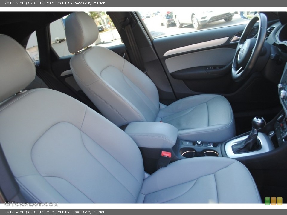 Rock Gray Interior Front Seat for the 2017 Audi Q3 2.0 TFSI Premium Plus #140540911