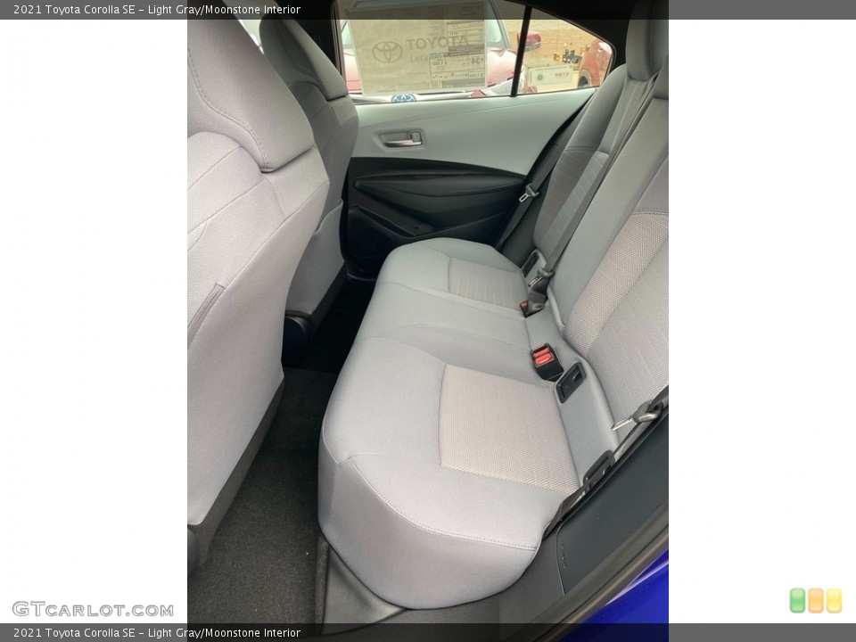 Light Gray/Moonstone Interior Rear Seat for the 2021 Toyota Corolla SE #140541075