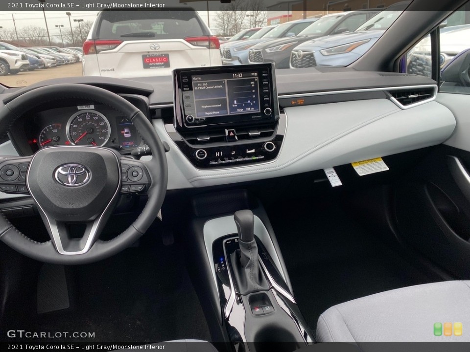 Light Gray/Moonstone Interior Dashboard for the 2021 Toyota Corolla SE #140541093