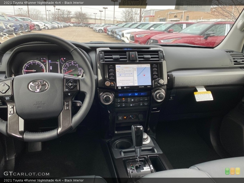 Black Interior Dashboard for the 2021 Toyota 4Runner Nightshade 4x4 #140541375