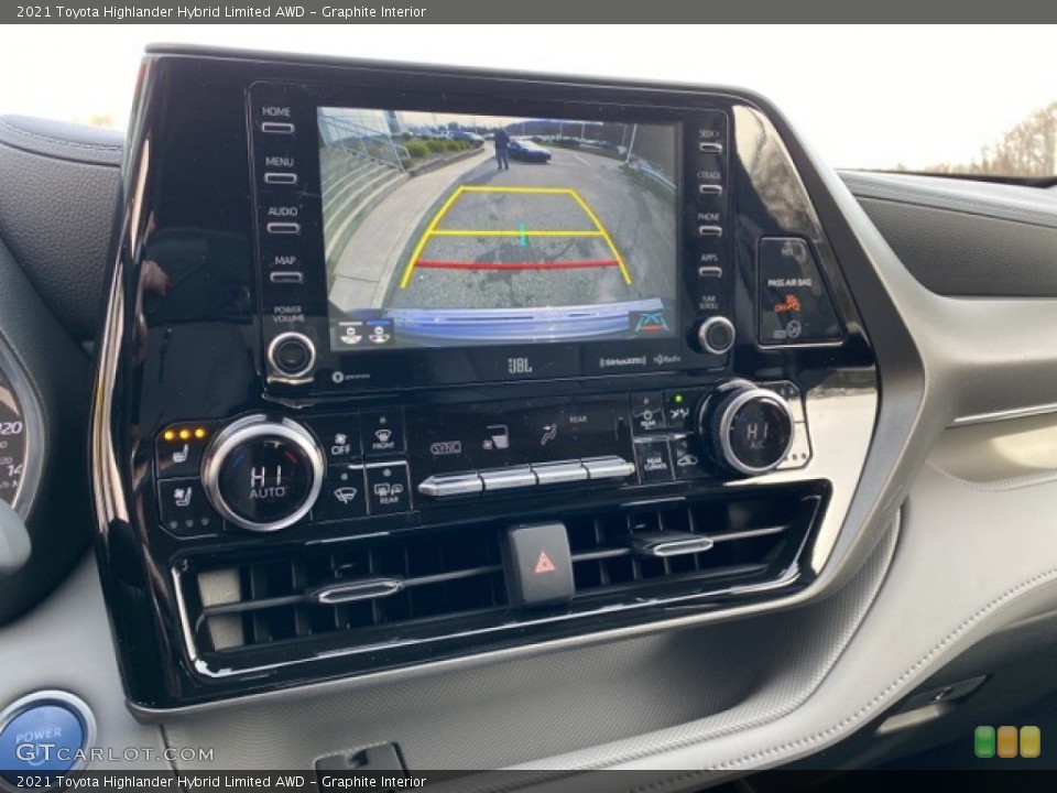 Graphite Interior Controls for the 2021 Toyota Highlander Hybrid Limited AWD #140542458