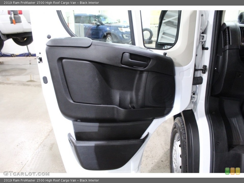 Black Interior Door Panel for the 2019 Ram ProMaster 1500 High Roof Cargo Van #140542590
