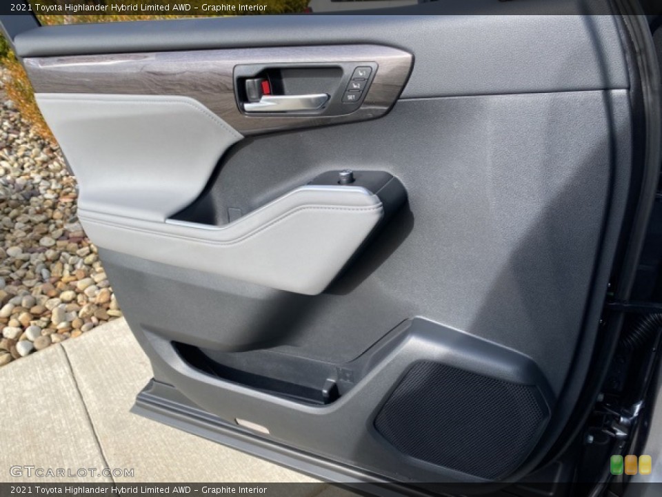 Graphite Interior Door Panel for the 2021 Toyota Highlander Hybrid Limited AWD #140542770