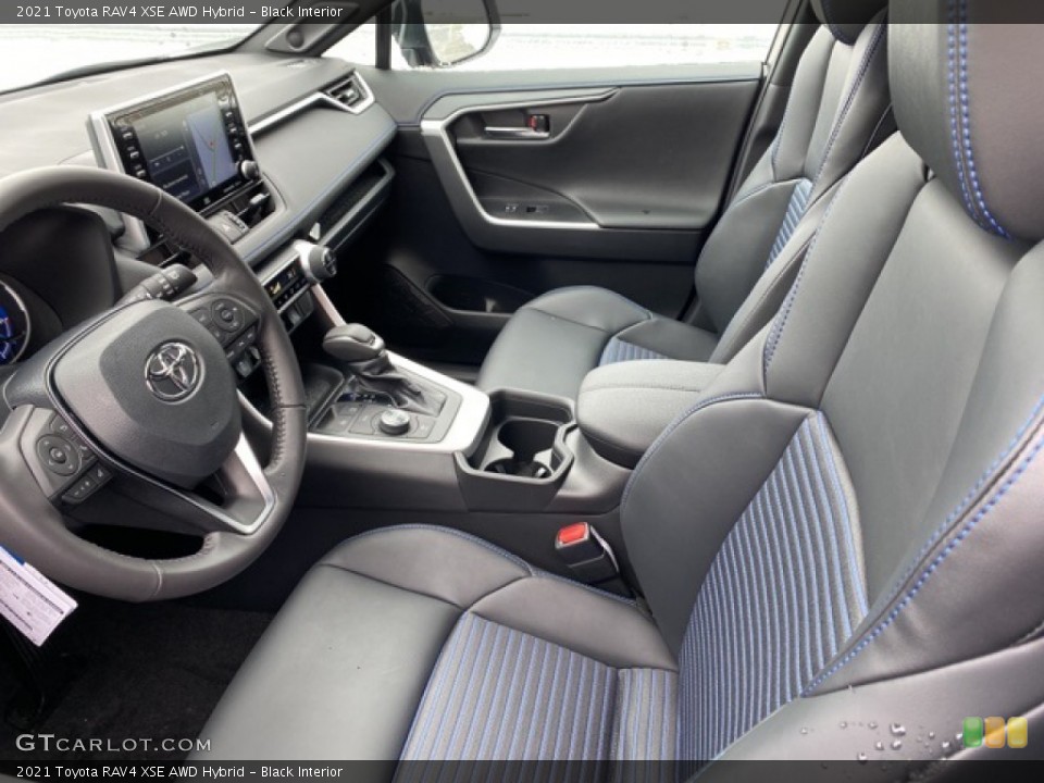 Black Interior Front Seat for the 2021 Toyota RAV4 XSE AWD Hybrid #140543334