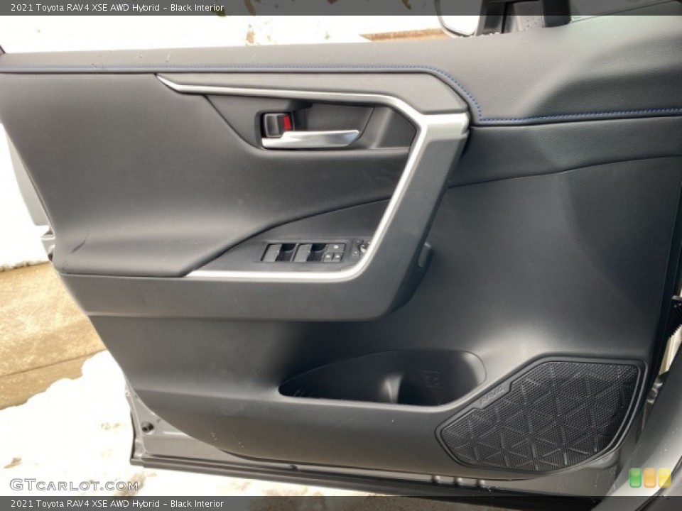 Black Interior Door Panel for the 2021 Toyota RAV4 XSE AWD Hybrid #140543724