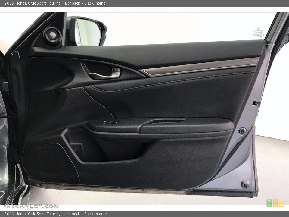 Black Interior Door Panel for the 2019 Honda Civic Sport Touring Hatchback #140545335