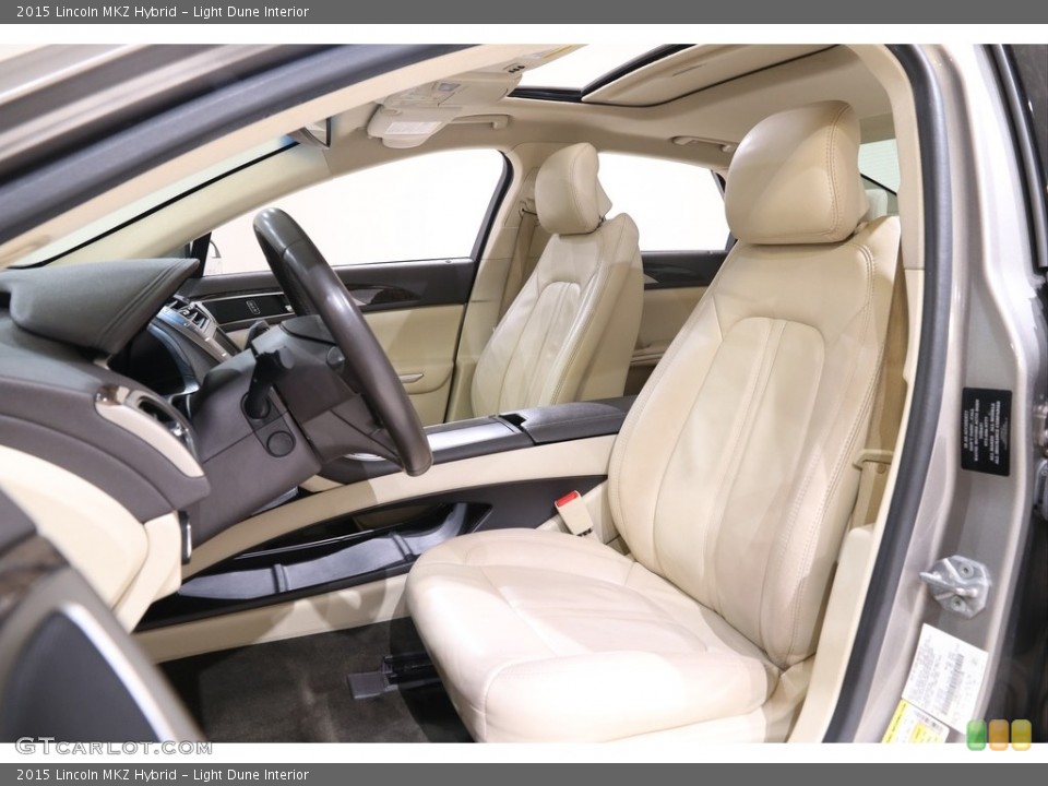 Light Dune Interior Front Seat for the 2015 Lincoln MKZ Hybrid #140547462