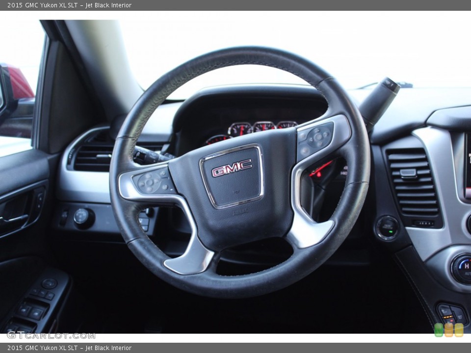 Jet Black Interior Steering Wheel for the 2015 GMC Yukon XL SLT #140549499