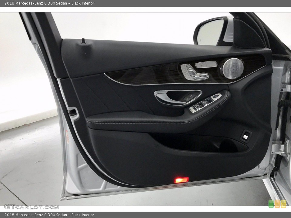 Black Interior Door Panel for the 2018 Mercedes-Benz C 300 Sedan #140550942