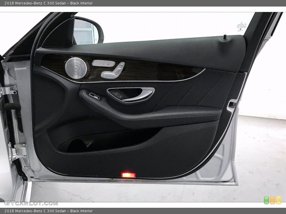 Black Interior Door Panel for the 2018 Mercedes-Benz C 300 Sedan #140550966