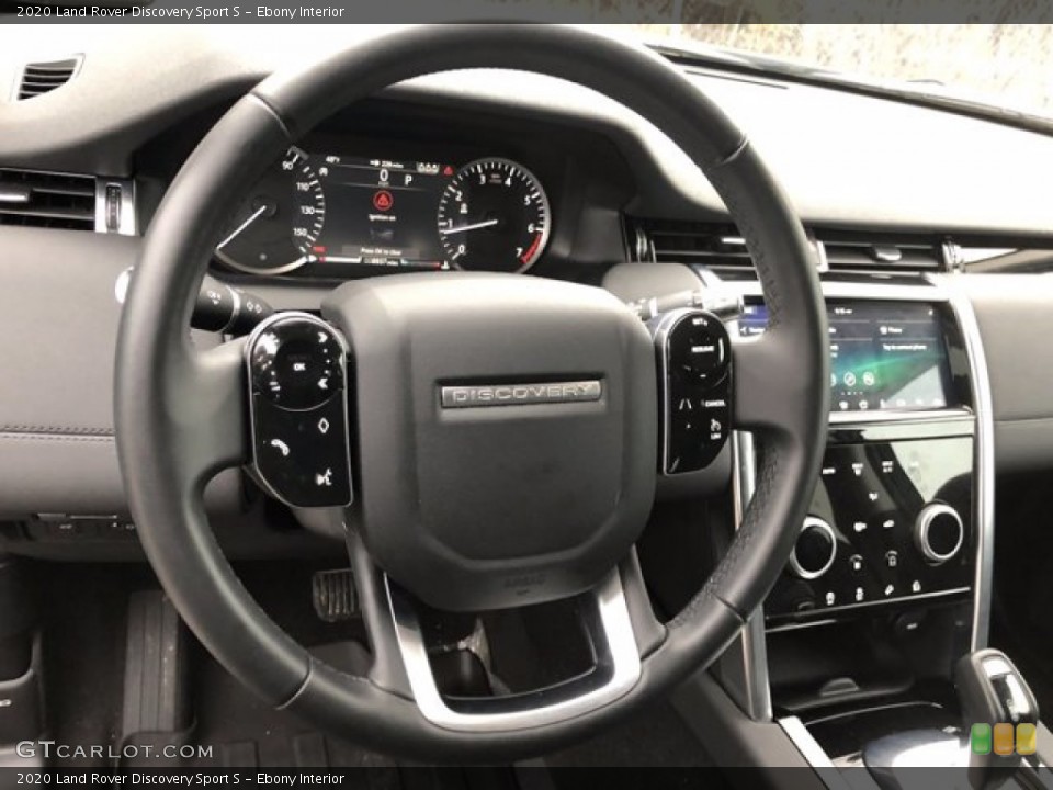 Ebony Interior Steering Wheel for the 2020 Land Rover Discovery Sport S #140552964