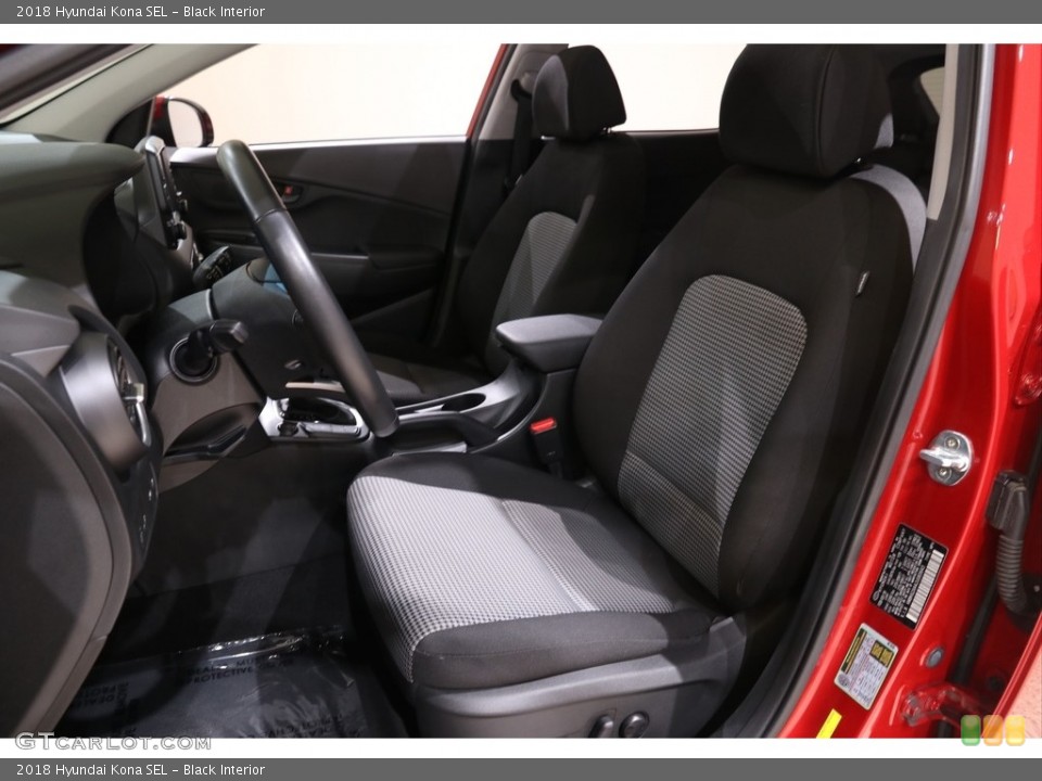Black Interior Front Seat for the 2018 Hyundai Kona SEL #140553003