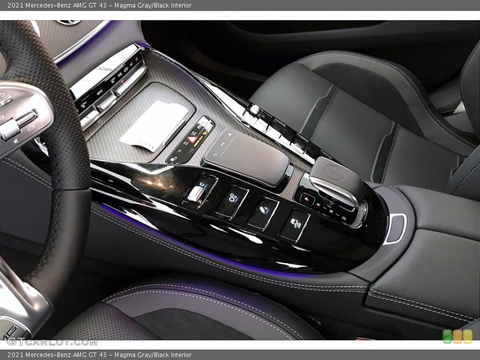Magma Gray/Black Interior Controls for the 2021 Mercedes-Benz AMG GT 43 #140553789