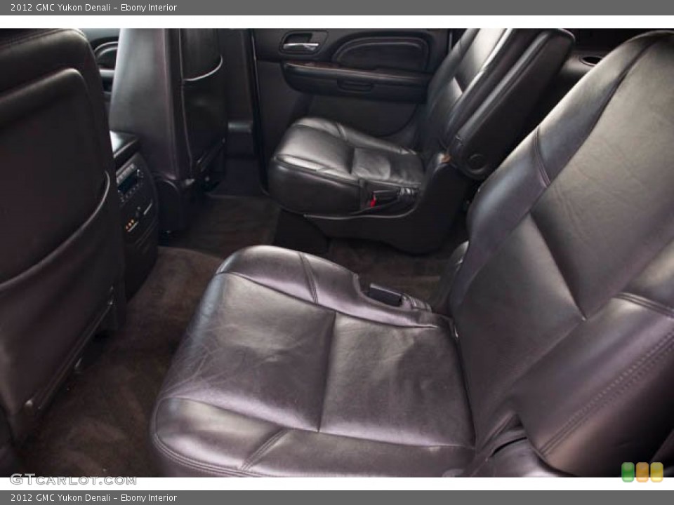 Ebony Interior Rear Seat for the 2012 GMC Yukon Denali #140554539
