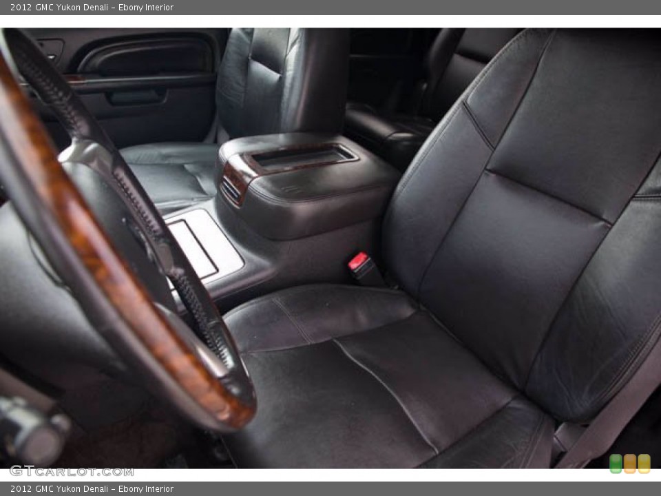 Ebony Interior Front Seat for the 2012 GMC Yukon Denali #140554665