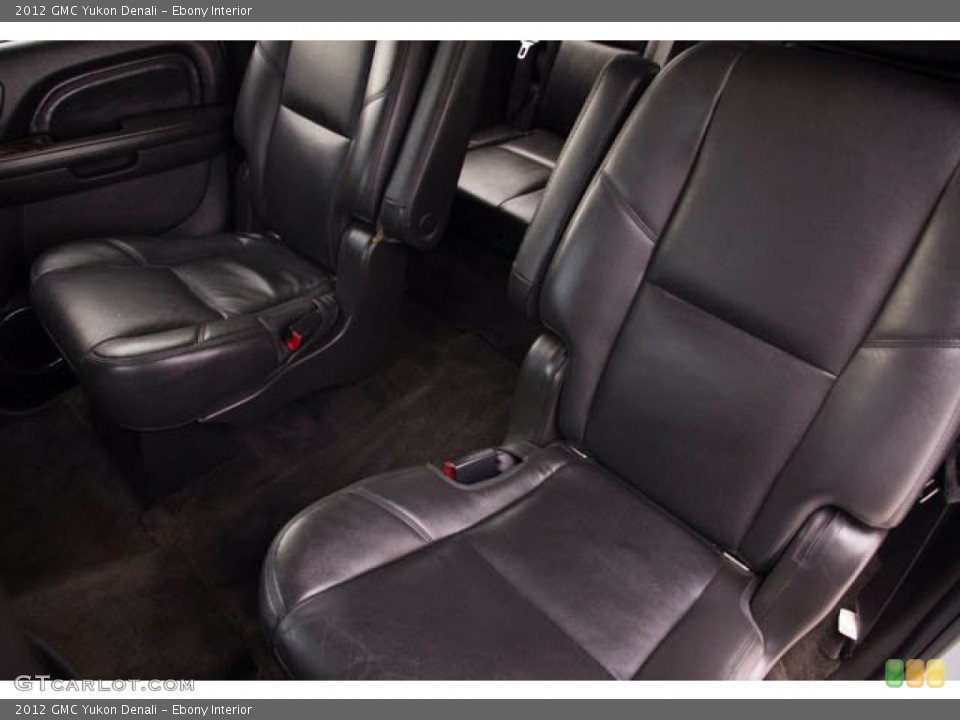 Ebony Interior Rear Seat for the 2012 GMC Yukon Denali #140554713