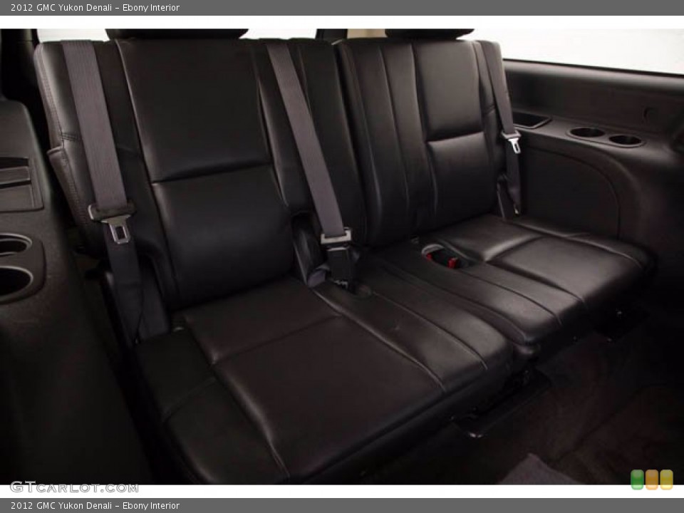 Ebony Interior Rear Seat for the 2012 GMC Yukon Denali #140554746