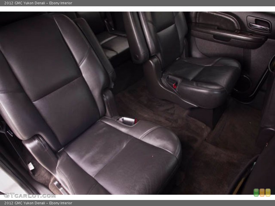 Ebony Interior Rear Seat for the 2012 GMC Yukon Denali #140554767