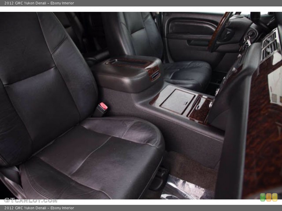 Ebony Interior Front Seat for the 2012 GMC Yukon Denali #140554785