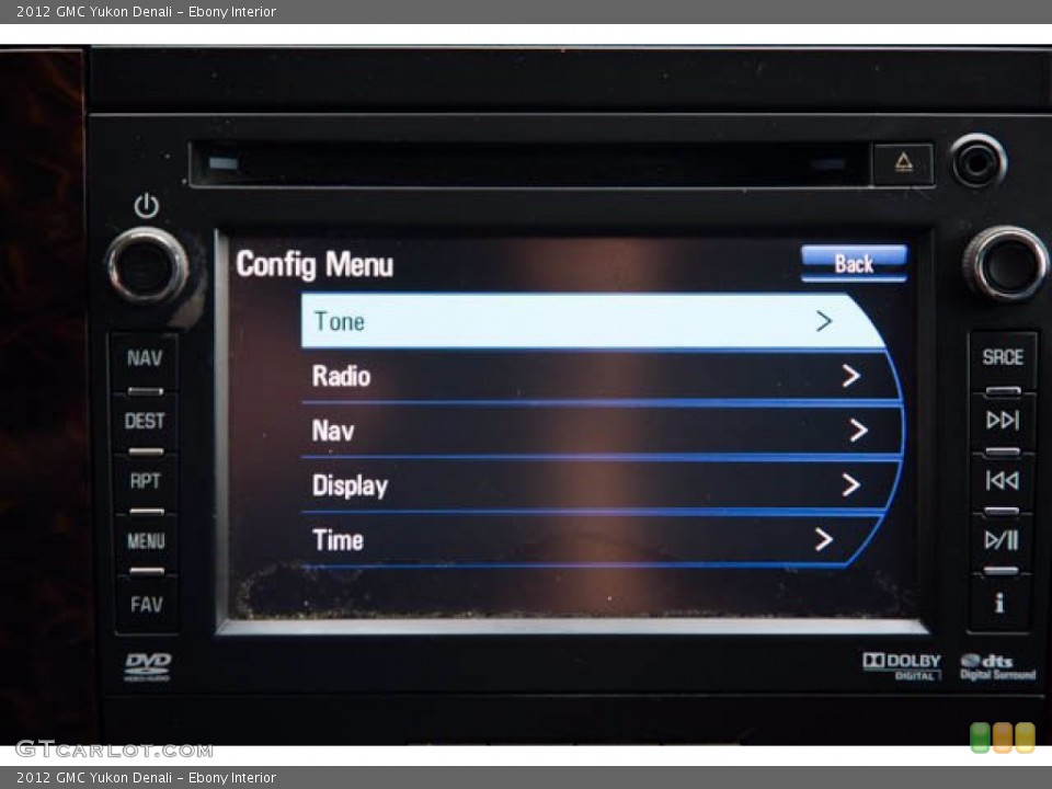 Ebony Interior Controls for the 2012 GMC Yukon Denali #140554797