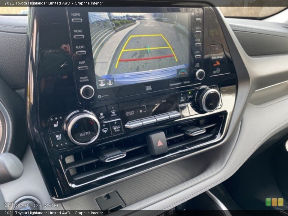 Graphite Interior Controls for the 2021 Toyota Highlander Limited AWD #140555040