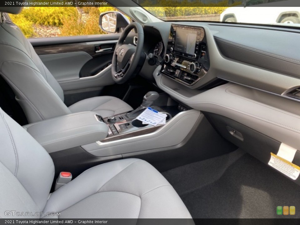 Graphite Interior Front Seat for the 2021 Toyota Highlander Limited AWD #140555058