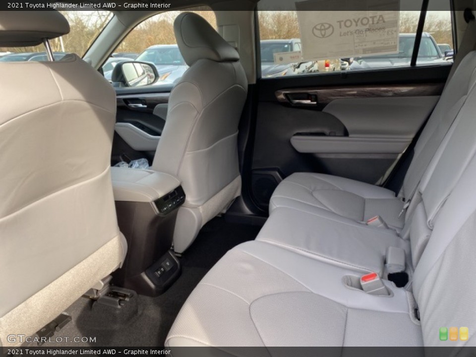 Graphite Interior Rear Seat for the 2021 Toyota Highlander Limited AWD #140555186