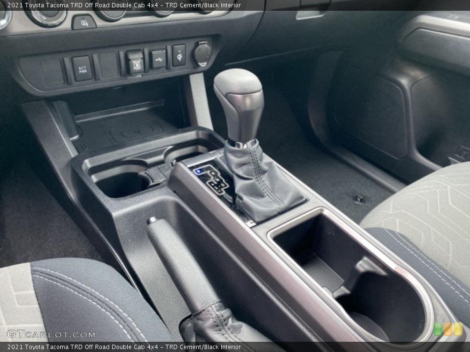TRD Cement/Black Interior Transmission for the 2021 Toyota Tacoma TRD Off Road Double Cab 4x4 #140555469