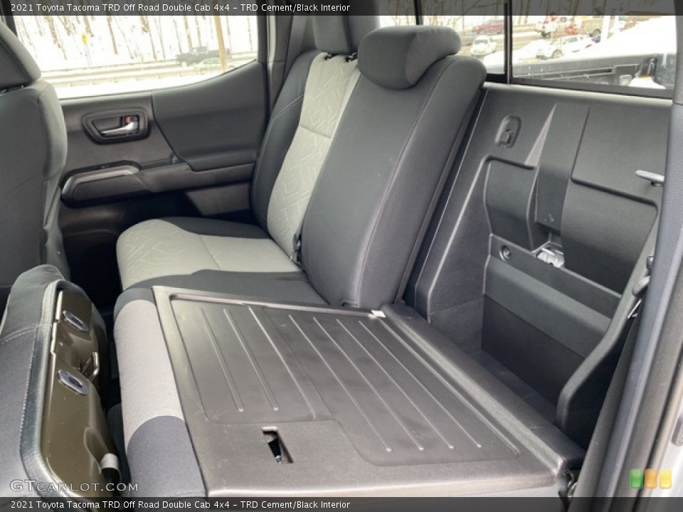 TRD Cement/Black Interior Rear Seat for the 2021 Toyota Tacoma TRD Off Road Double Cab 4x4 #140555610