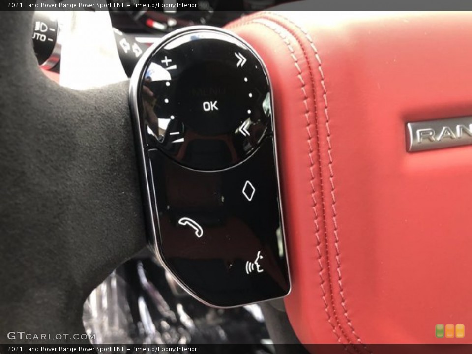 Pimento/Ebony Interior Steering Wheel for the 2021 Land Rover Range Rover Sport HST #140557315