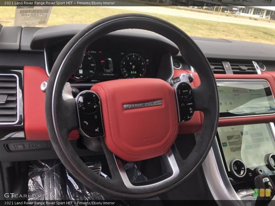 Pimento/Ebony Interior Steering Wheel for the 2021 Land Rover Range Rover Sport HST #140557354