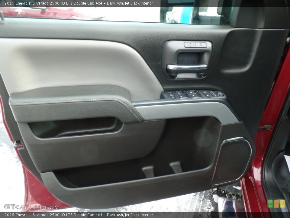 Dark Ash/Jet Black Interior Door Panel for the 2016 Chevrolet Silverado 2500HD LTZ Double Cab 4x4 #140557507