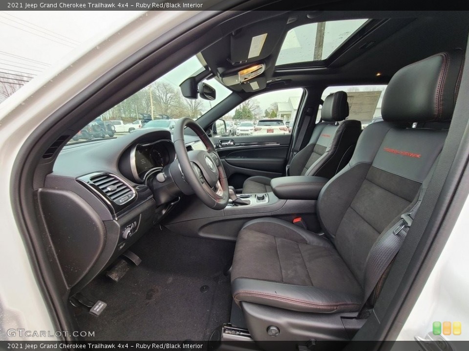 Ruby Red/Black Interior Photo for the 2021 Jeep Grand Cherokee Trailhawk 4x4 #140557846
