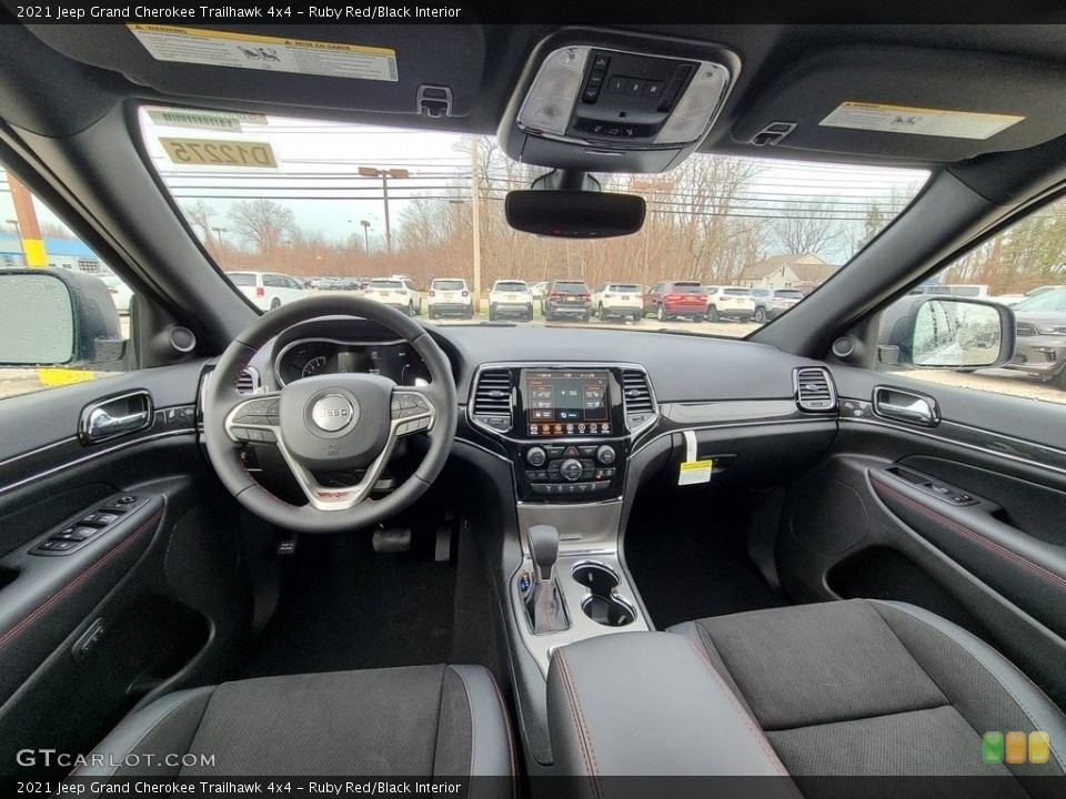 Ruby Red/Black Interior Photo for the 2021 Jeep Grand Cherokee Trailhawk 4x4 #140557891