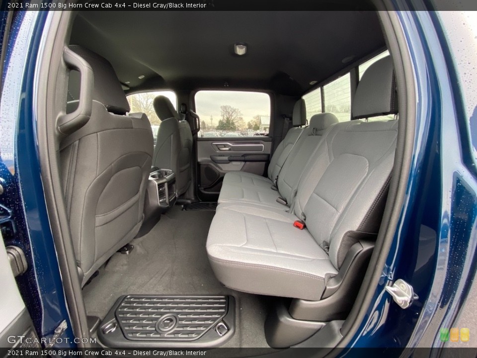 Diesel Gray/Black Interior Rear Seat for the 2021 Ram 1500 Big Horn Crew Cab 4x4 #140559037