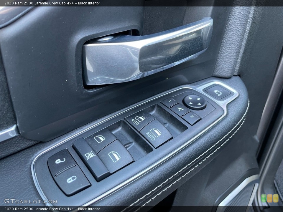 Black Interior Controls for the 2020 Ram 2500 Laramie Crew Cab 4x4 #140559670