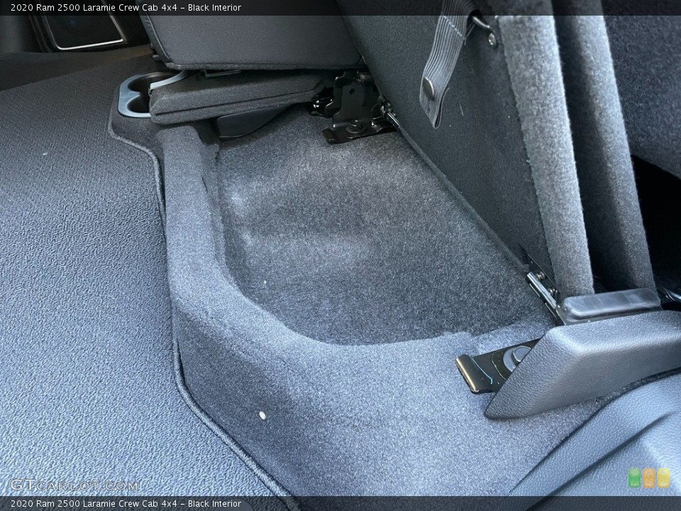 Black Interior Rear Seat for the 2020 Ram 2500 Laramie Crew Cab 4x4 #140559748