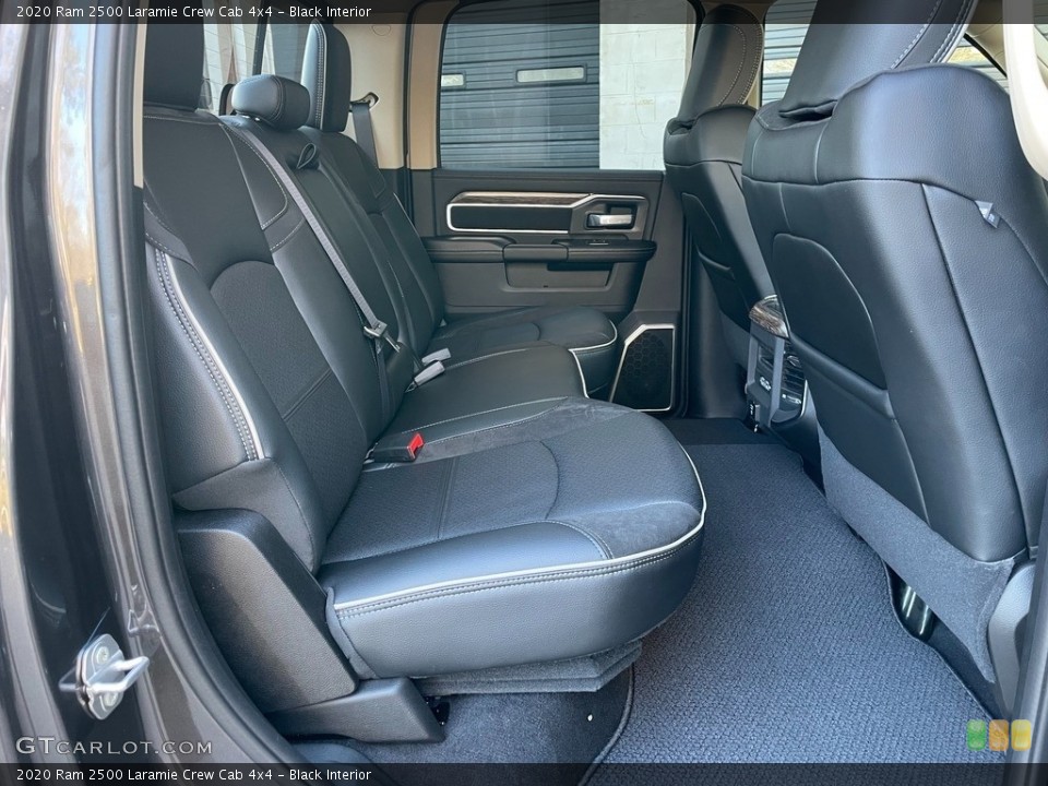 Black Interior Rear Seat for the 2020 Ram 2500 Laramie Crew Cab 4x4 #140559769