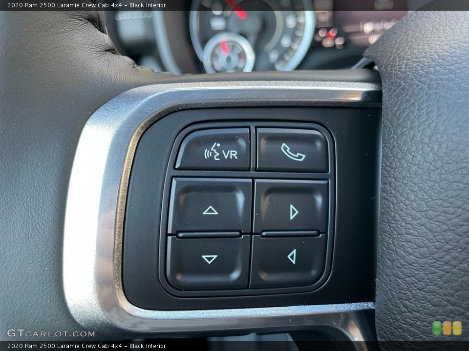 Black Interior Steering Wheel for the 2020 Ram 2500 Laramie Crew Cab 4x4 #140559884