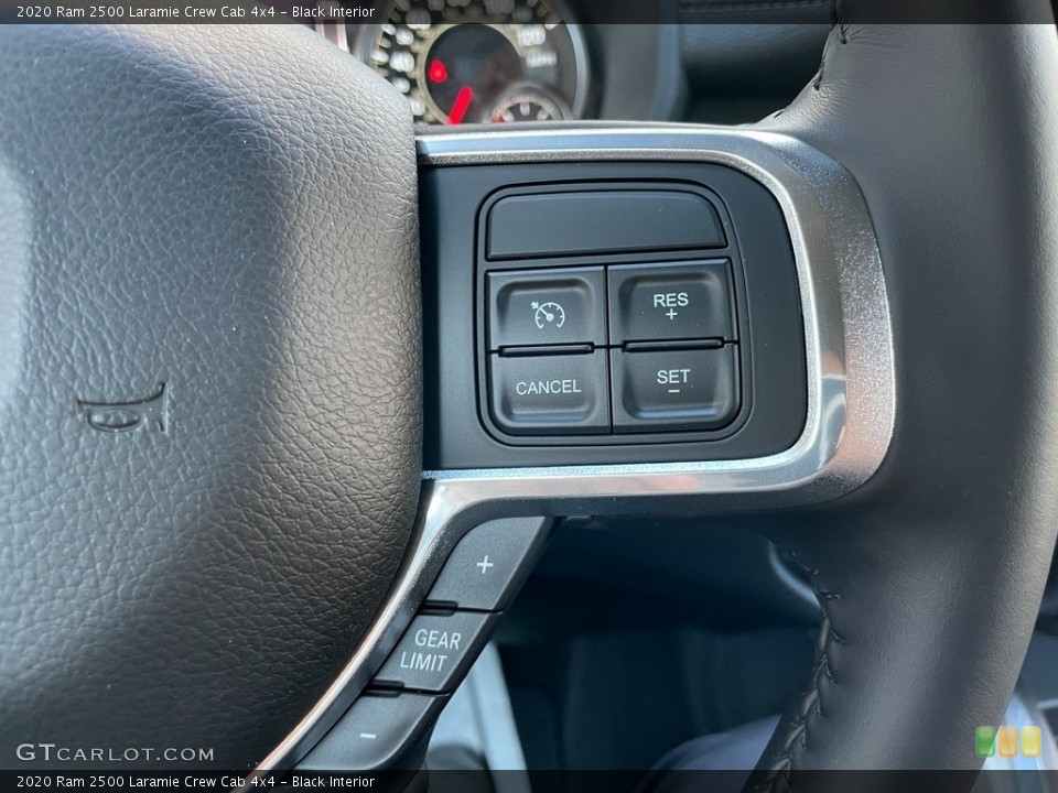 Black Interior Steering Wheel for the 2020 Ram 2500 Laramie Crew Cab 4x4 #140559910