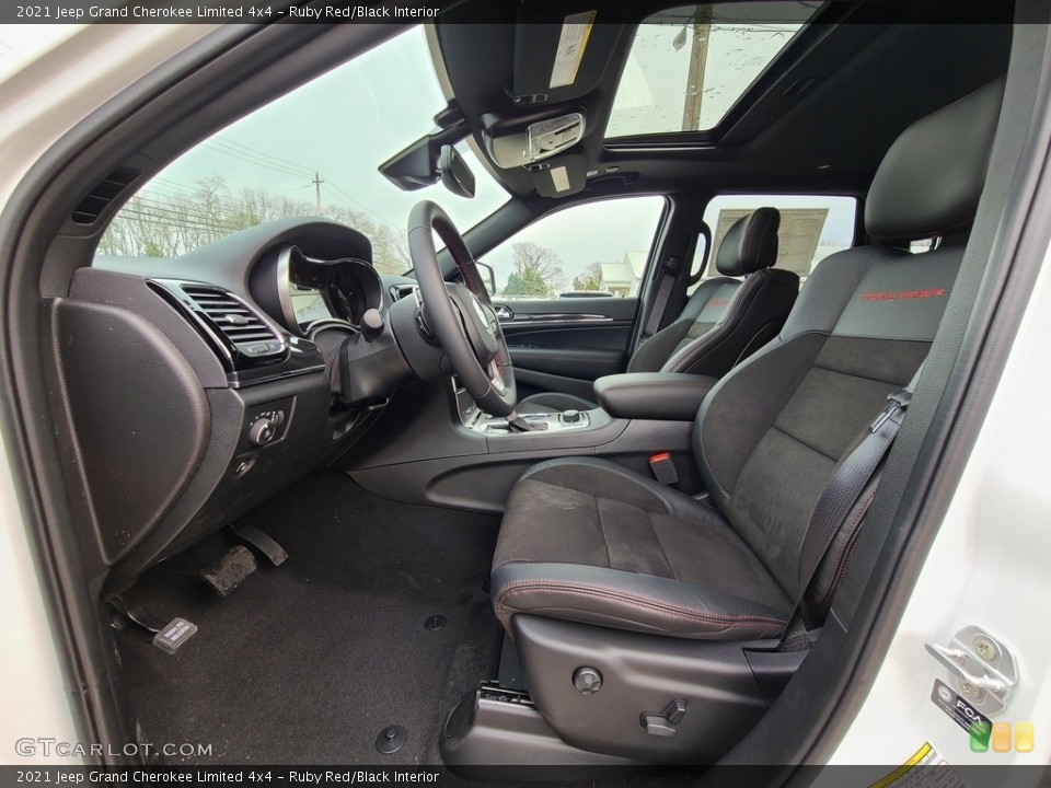Ruby Red/Black Interior Front Seat for the 2021 Jeep Grand Cherokee Limited 4x4 #140560264