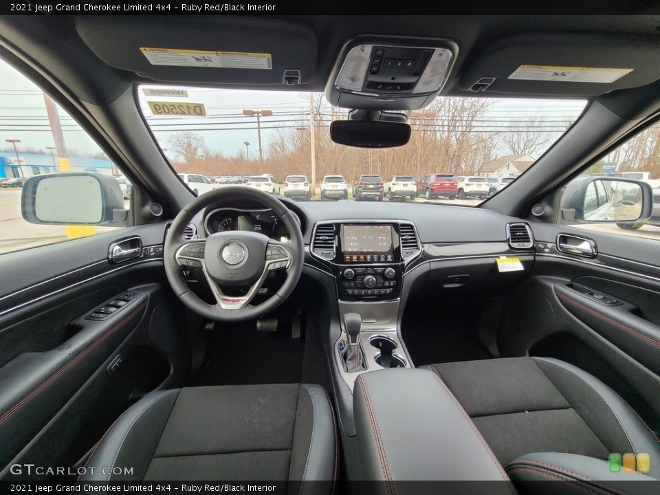 Ruby Red/Black Interior Photo for the 2021 Jeep Grand Cherokee Limited 4x4 #140560309