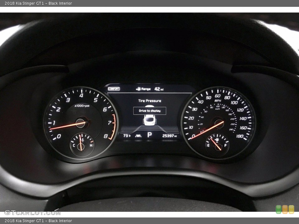 Black Interior Gauges for the 2018 Kia Stinger GT1 #140560627